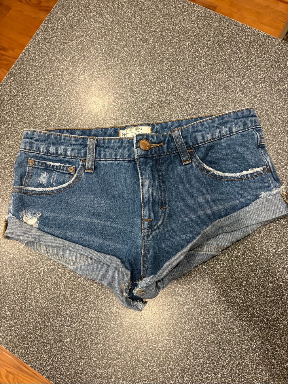 Free People Denim Jean Shorts 24